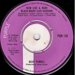 Deep Purple New Live & Rare USED VINYL 7INCH 45 RPM EP