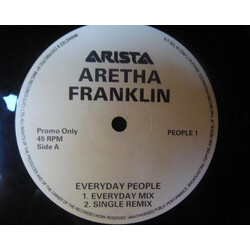 Aretha Franklin Everyday People VINYL 12" USED