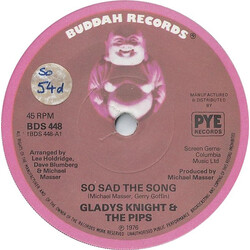 Gladys Knight And The Pips So Sad The Song USED VINYL 7INCH 45 RPM SINGLE
