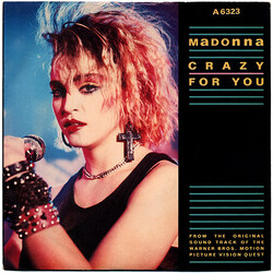 Madonna Crazy For You USED VINYL 7INCH 45 RPM SINGLE STEREO