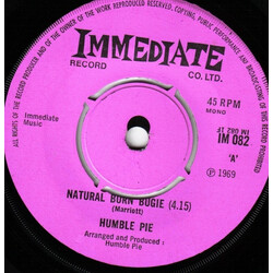 Humble Pie Natural Born Bugie USED VINYL 7INCH MONO SINGLE 45 RPM