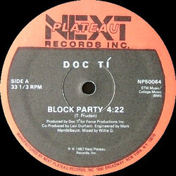 Doc Ti Block Party USED VINYL 12INCH 33 S RPM