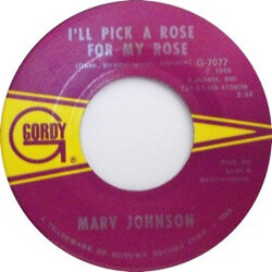 Marv Johnson I'll Pick A Rose For My Rose USED VINYL 7INCH 45 RPM SINGLE