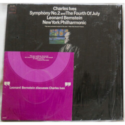 Charles Ives / Leonard Bernstein / The New York Philharmonic Orchestra Symphony No. 2 And The Fourth Of July Vinyl LP USED