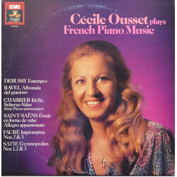 Cécile Ousset Plays French Piano Music Vinyl LP USED