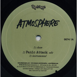 Atmosphere (2) Say Hey There USED VINYL 12INCH 33 S RPM PROMO