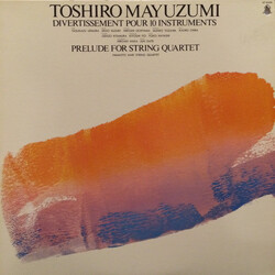 Toshiro Mayuzumi Divertissement Pour 10 Instruments / Prelude For String Quartet Vinyl LP USED