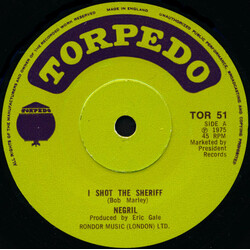 Negril I Shot The Sheriff / Negril USED VINYL 7INCH 45 RPM