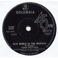 Roger Whittaker New World In The Morning VINYL 7" USED