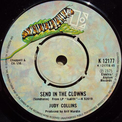 Judy Collins Send In The Clowns VINYL 7" USED