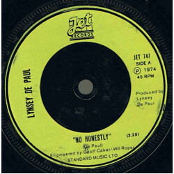 Lynsey De Paul No Honestly USED VINYL 7INCH 45 RPM SINGLE