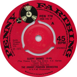 Johnny Pearson & His Orchestra Sleepy Shores USED VINYL 7INCH 45 RPM SINGLE