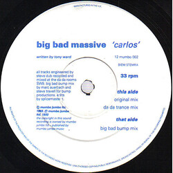 Big Bad Massive Carlos VINYL 12" USED
