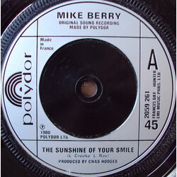 Mike Berry The Sunshine Of Your Smile USED VINYL 7INCH 45 RPM SINGLE