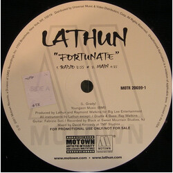 Lathun Fortunate USED VINYL 12INCH 33 S RPM PROMO