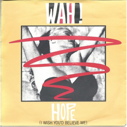 Wah! Hope (I Wish You'd Believe Me) Vinyl 7" USED