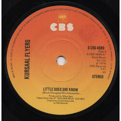 Kursaal Flyers Little Does She Know USED VINYL 7INCH 45 RPM SINGLE