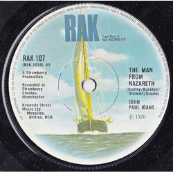 John Paul Joans The Man From Nazareth USED VINYL 7INCH 45 RPM SINGLE