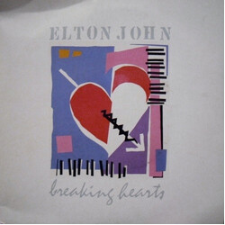 Elton John Breaking Hearts USED VINYL 7INCH 45 RPM SINGLE