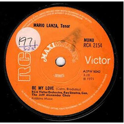 Mario Lanza Be My Love Vinyl 7" USED