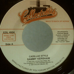 Sammy Kershaw Cadillac Style / Haunted Heart Vinyl 7" USED