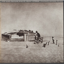 Woody Guthrie Dust Bowl Ballads Vinyl LP USED