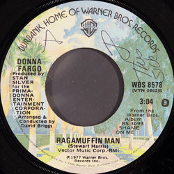 Donna Fargo Ragamuffin Man Vinyl 7" USED