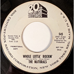 The Naturals (27) Whole Lotta' Rockin' / Caravan Vinyl 7" USED