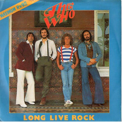 The Who Long Live Rock USED VINYL 7INCH 45 RPM SINGLE