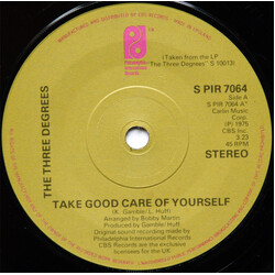 The Three Degrees Take Good Care Of Yourself USED VINYL 7INCH 45 RPM SINGLE