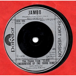Jambo & Co. Theme From "Close Encounters Of The Third Kind" USED VINYL 7INCH 45 RPM SINGLE PROMO STEREO