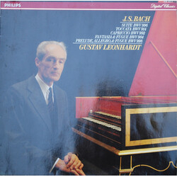 Johann Sebastian Bach / Gustav Leonhardt Suite - Toccata - Fantasia & Fugue - Prelude, Allegro & Fugue - Capriccio Vinyl LP USED