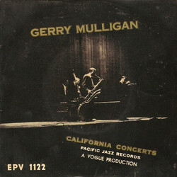 Gerry Mulligan California Concerts Vinyl 7" USED