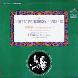 Antonín Dvořák / Jean Françaix / Jascha Heifetz / Gregor Piatigorsky The Heifetz-Piatigorsky Concerts Vinyl LP USED