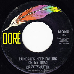 Spike Jones Jr. Raindrops Keep Falling On My Head USED VINYL 7INCH 45 RPM