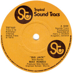Max Romeo Big Jack USED VINYL 7INCH 45 RPM
