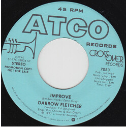 Darrow Fletcher Improve USED VINYL 7INCH 45 RPM PROMO