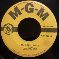 Frank Petty Trio St. Louis Blues / Congratulate Me USED VINYL 7INCH 45 RPM SINGLE