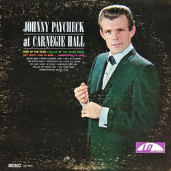 Johnny Paycheck At Carnegie Hall Vinyl LP USED