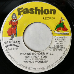 Wayne Wonder Wayne Wonder Will Wait For You USED VINYL 7INCH