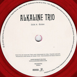 Alkaline Trio Burn USED VINYL 7INCH 45 RPM SINGLE