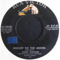 Anthony Perkins When School Starts Again / Rocket To The Moon USED VINYL 7INCH SINGLE 45 RPM