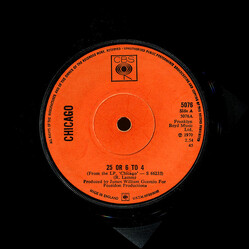 Chicago (2) 25 Or 6 To 4 USED VINYL 7INCH 45 RPM SINGLE