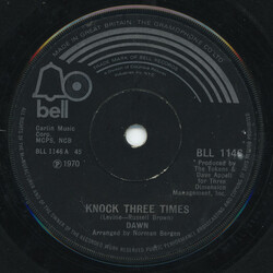 Dawn (5) Knock Three Times VINYL 7" USED