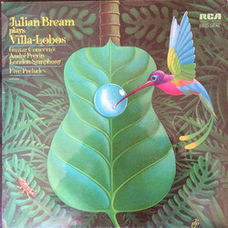 Julian Bream / Heitor Villa-Lobos / André Previn / The London Symphony Orchestra Guitar Concerto / Five Preludes Vinyl LP USED