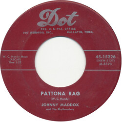 Johnny Maddox (2) / The Rhythmasters Pattona Rag USED VINYL 7INCH 45 RPM SINGLE