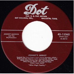 Johnny Maddox (2) / The Rhythmasters Johnny's Medley / The Whistlin' Piano Man USED VINYL 7INCH 45 RPM
