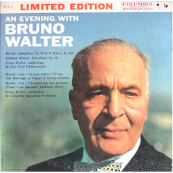 Bruno Walter / Wolfgang Amadeus Mozart / Richard Strauss An Evening With Bruno Walter Vinyl LP USED