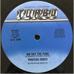 Positive Force We Got The Funk USED VINYL 12INCH 33 S RPM
