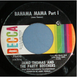 Jamo Thomas / The Party Brothers Bahama Mama USED VINYL 7INCH 45 RPM